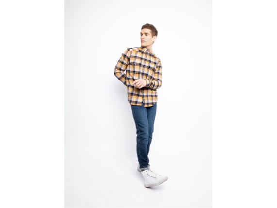 JDL5011-L, HEMD JOHN DOE MOTOSHIRT YELLOW