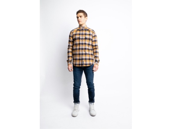 JDL5011-L, HEMD JOHN DOE MOTOSHIRT YELLOW