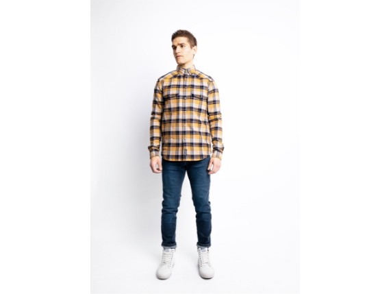 JDL5011-L, HEMD JOHN DOE MOTOSHIRT YELLOW