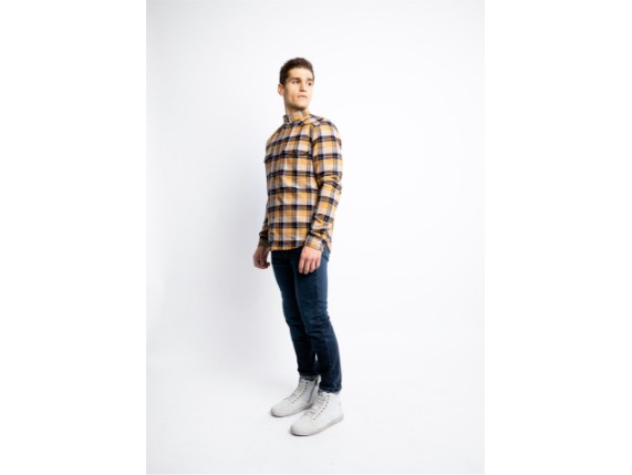 JDL5011-L, HEMD JOHN DOE MOTOSHIRT YELLOW