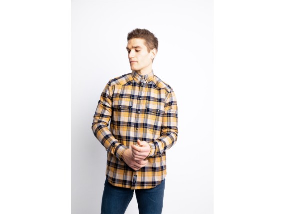 JDL5011-L, HEMD JOHN DOE MOTOSHIRT YELLOW