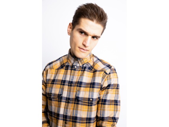 JDL5011-L, HEMD JOHN DOE MOTOSHIRT YELLOW