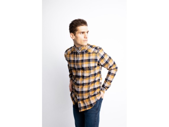 JDL5011-L, HEMD JOHN DOE MOTOSHIRT YELLOW