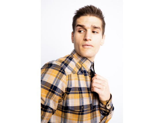 JDL5011-L, HEMD JOHN DOE MOTOSHIRT YELLOW