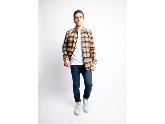 JDL5011-L, HEMD JOHN DOE MOTOSHIRT YELLOW