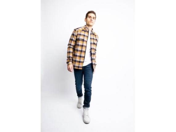 JDL5011-L, HEMD JOHN DOE MOTOSHIRT YELLOW