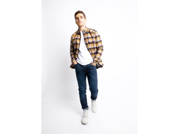 JDL5011-L, HEMD JOHN DOE MOTOSHIRT YELLOW