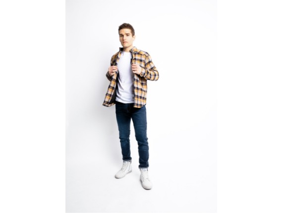 JDL5011-L, HEMD JOHN DOE MOTOSHIRT YELLOW