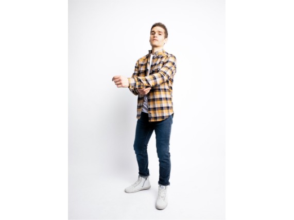 JDL5011-L, HEMD JOHN DOE MOTOSHIRT YELLOW