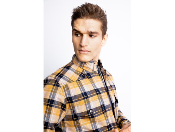 JDL5011-L, HEMD JOHN DOE MOTOSHIRT YELLOW