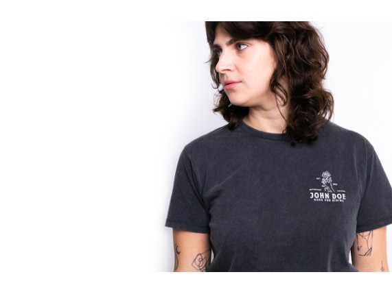 JDS6406-S, T-SHIRT JOHN DOE ROSE FADE OUT WOMEN