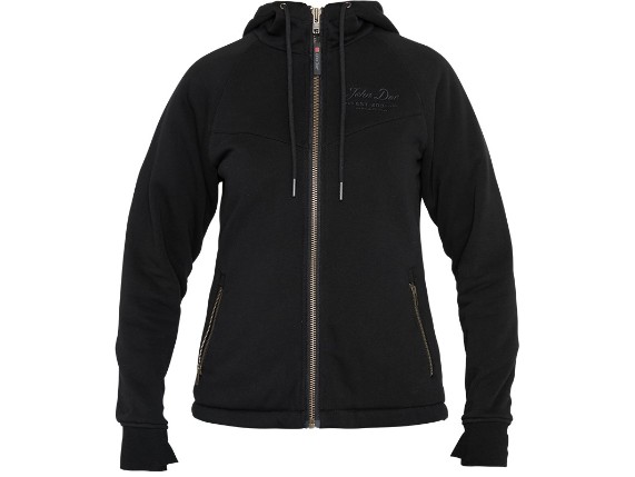 JHK8002-M, JOHN DOE XTM DONNA V2 KEVLAR FELPA CON CAPPUCCIO