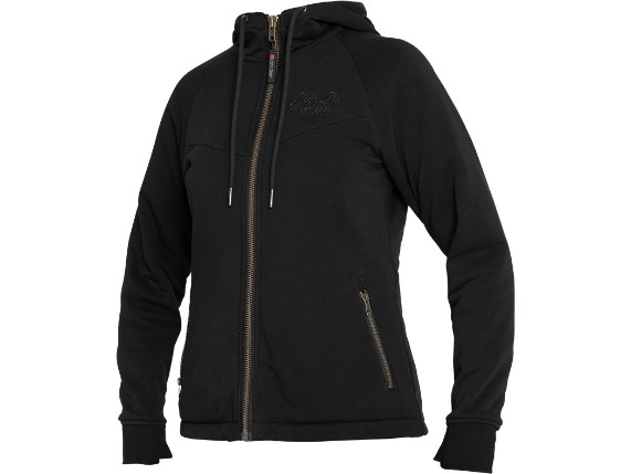 JHK8002-M, JOHN DOE XTM DONNA V2 KEVLAR FELPA CON CAPPUCCIO
