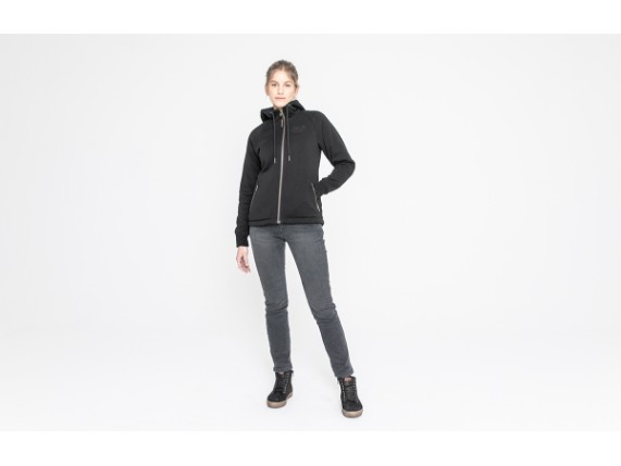 JHK8002-M, JOHN DOE XTM DONNA V2 KEVLAR FELPA CON CAPPUCCIO