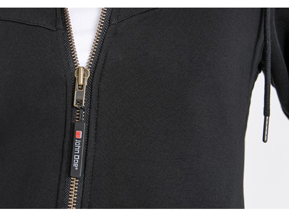 JHK8002-M, JOHN DOE XTM DONNA V2 KEVLAR FELPA CON CAPPUCCIO