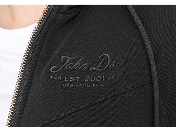 JHK8002-M, JOHN DOE XTM DONNA V2 KEVLAR FELPA CON CAPPUCCIO