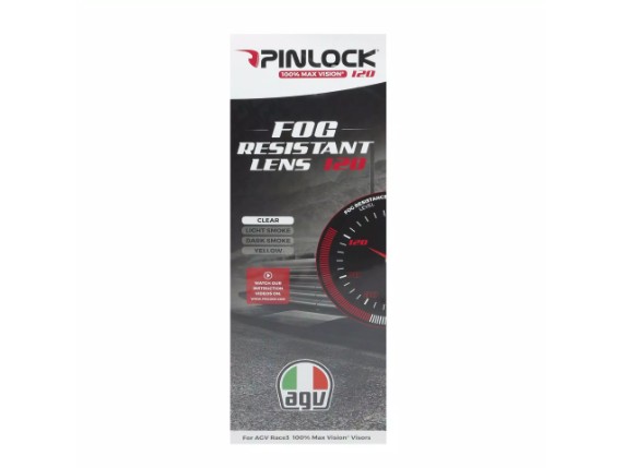 KIT60224-001-N, PINLOCK AGV RACE 3 MAXVISION 120