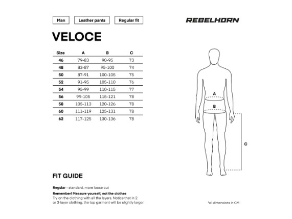 RH-LP-VELOCE_14_52, STIEFELHOSE REBELHORN VELOCE