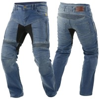 Parado Herren Motorradjeans Regular Fit blau