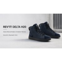 Delta H2O Motorradschuh Dunkelblau-Schwarz