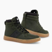 Kick Motorradschuh Dark Green-Black