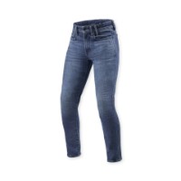 Piston 3 Motorradjeans Skinny Lang Blau
