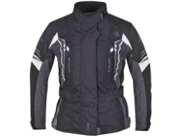 Xantia Pro Damen Textiljacke schwarz / weiss-anthrazit