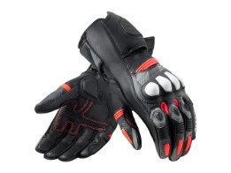 League 2 Handschuh Black-Neon Red