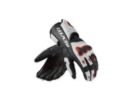 Quantum 3 Handschuhe Weiß-Neonrot