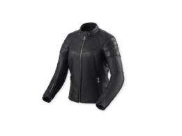 London Ladies Lederjacke Schwarz
