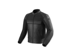 Mile 2 Lederjacke Schwarz