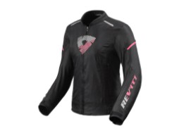 Sprint H20 Ladies Textiljacke Schwarz Rosa