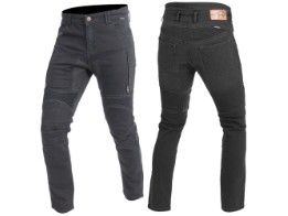 Parado Herren Motorradjeans Skinny Fit schwarz