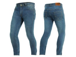 Uptown Herren Motorradjeans Slim Fit blau