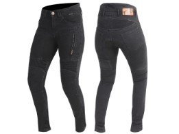 Parado Damen Motorradjeans Skinny Fit schwarz