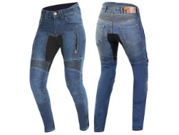 Parado Damen Motorradjeans Skinny Fit blau