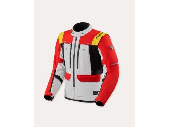 Offtrack 3 H2O Textiljacke Rot-Weis