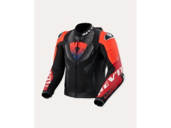Hyperspeed 3 Pro Lederjacke Schwarz-Rot