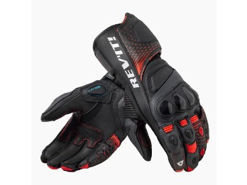 Control Handschuh Schwarz-Neon Rot