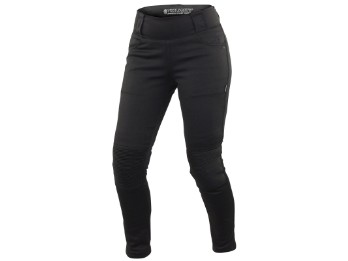 Leggings Damen Motorradhose skinny fit schwarz