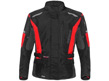 Aron Textiljacke schwarz / rot
