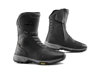 Warden Touring Motorradstiefel Schwarz