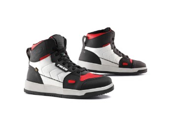 Harlem Sneaker Herren schwarz/weis/ rot