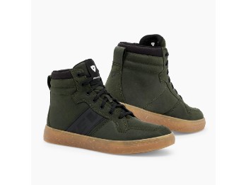 Kick Motorradschuh Dark Green-Black