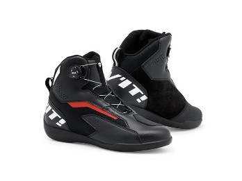 Jetspeed Pro Motorradschuh Schwarz-Rot