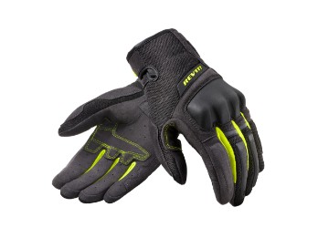 Volcano Handschuhe Schwarz- Neon Gelb