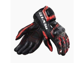 Quantum 2 Handschuhe Neonrot-Schwarz