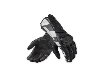 Jerez 4 Handschuhe Schwarz-Weiß