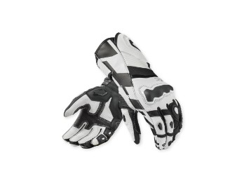 Jerez 4 Handschuhe Weiß-Schwarz