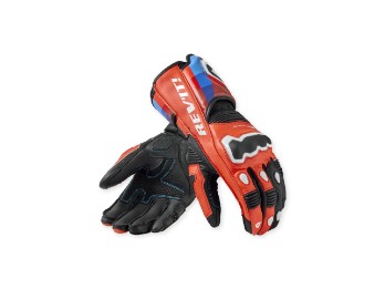 Quantum 3 Handschuhe Neonrot-Blau